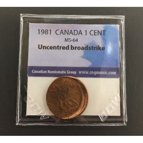 Canada Penny 1981